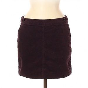 Banana Republic Corduroy Skirt Purple